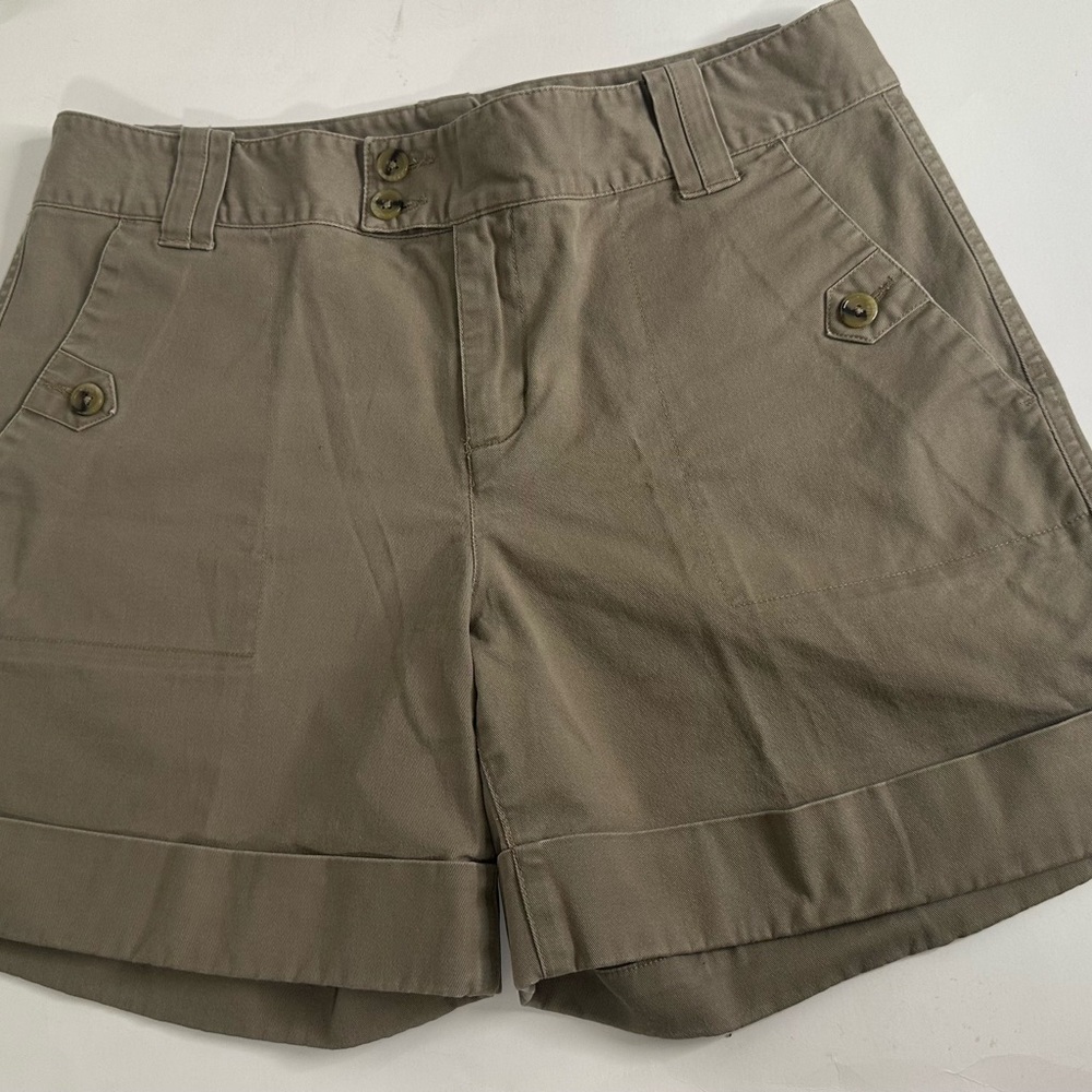 Banana Republic Olive Green Cargo Shorts